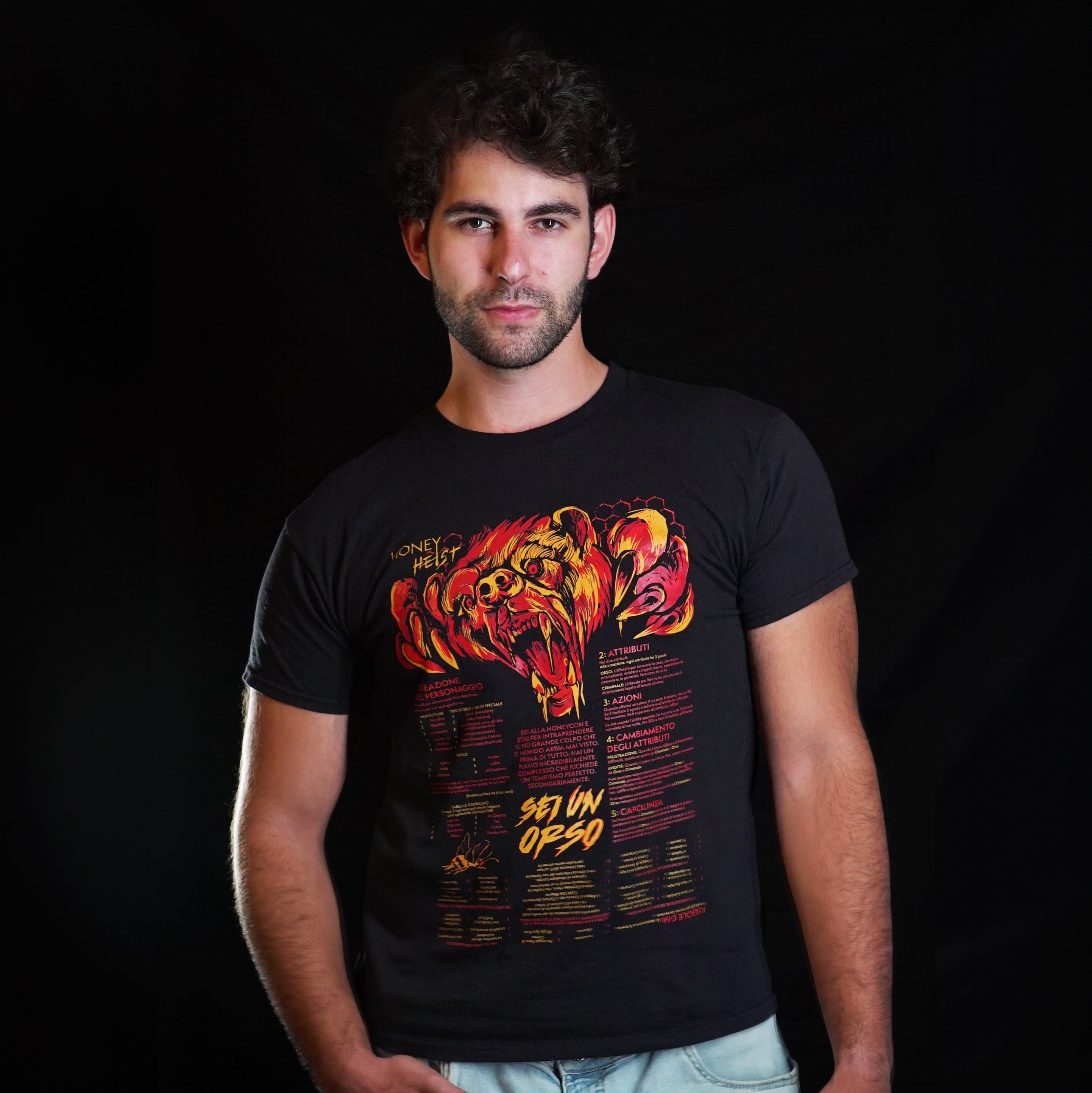 Honey Heist – T-Shirt del GdR di Grant Howitt, edizione italiana Mana Project Studio, foto 1