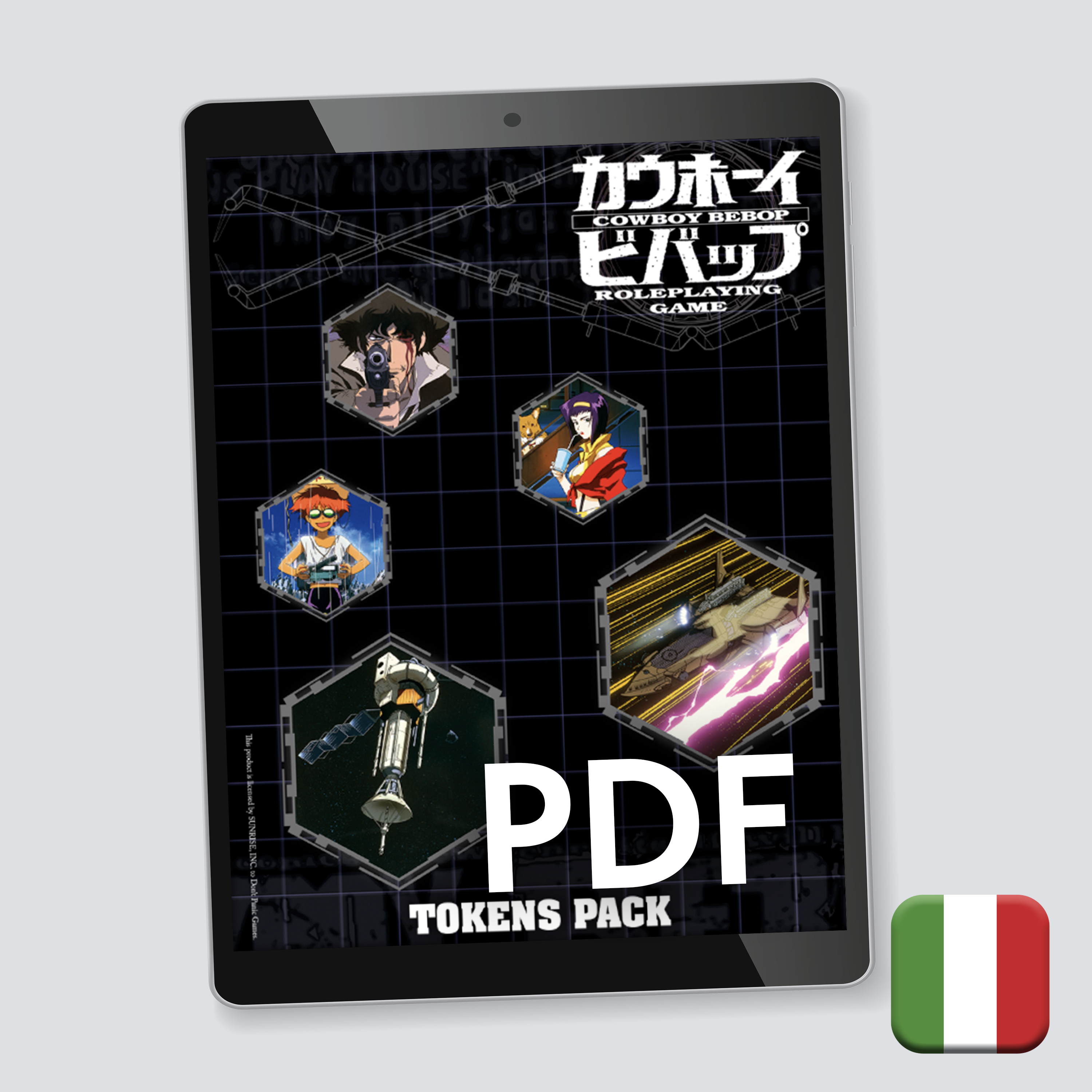 Copertina di Cowboy Bebop GdR – Set di Token VTT (PDF), gratuito
