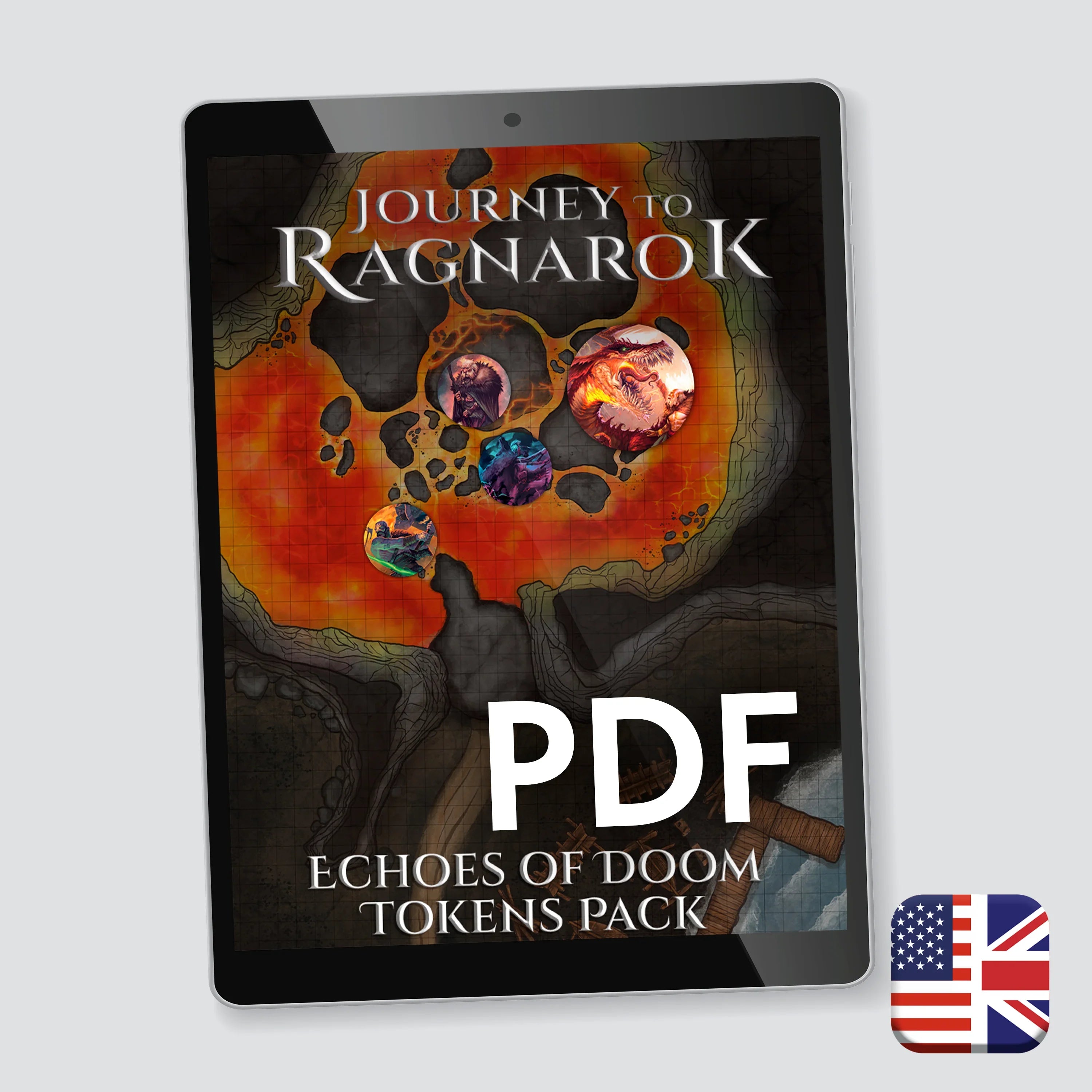 Echoes of Doom Digital Tokens Pack — VTT assets for Journey to Ragnarok 5E