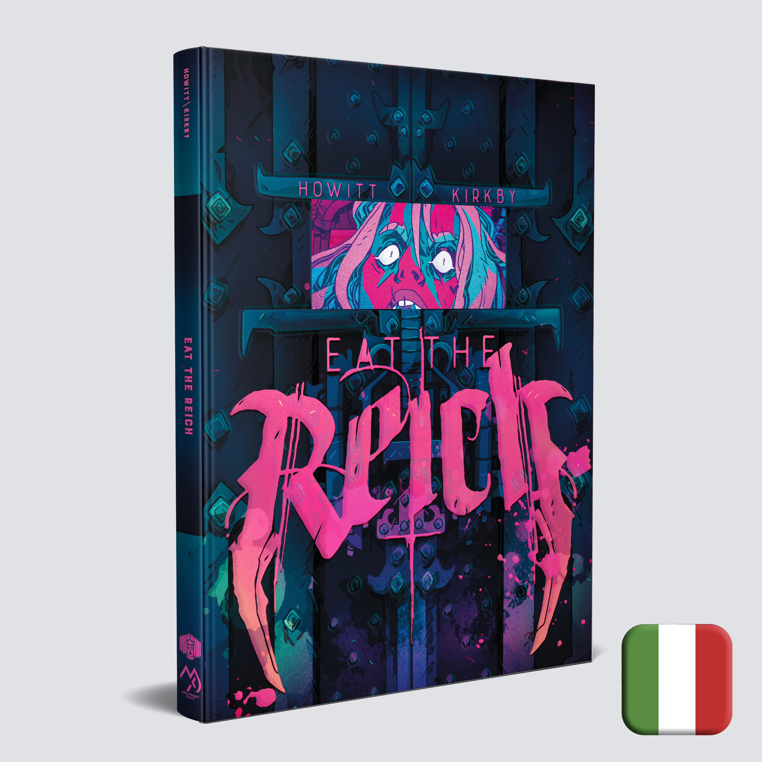 Copertina di Eat the Reich, edizione italiana del gioco di ruolo pulp