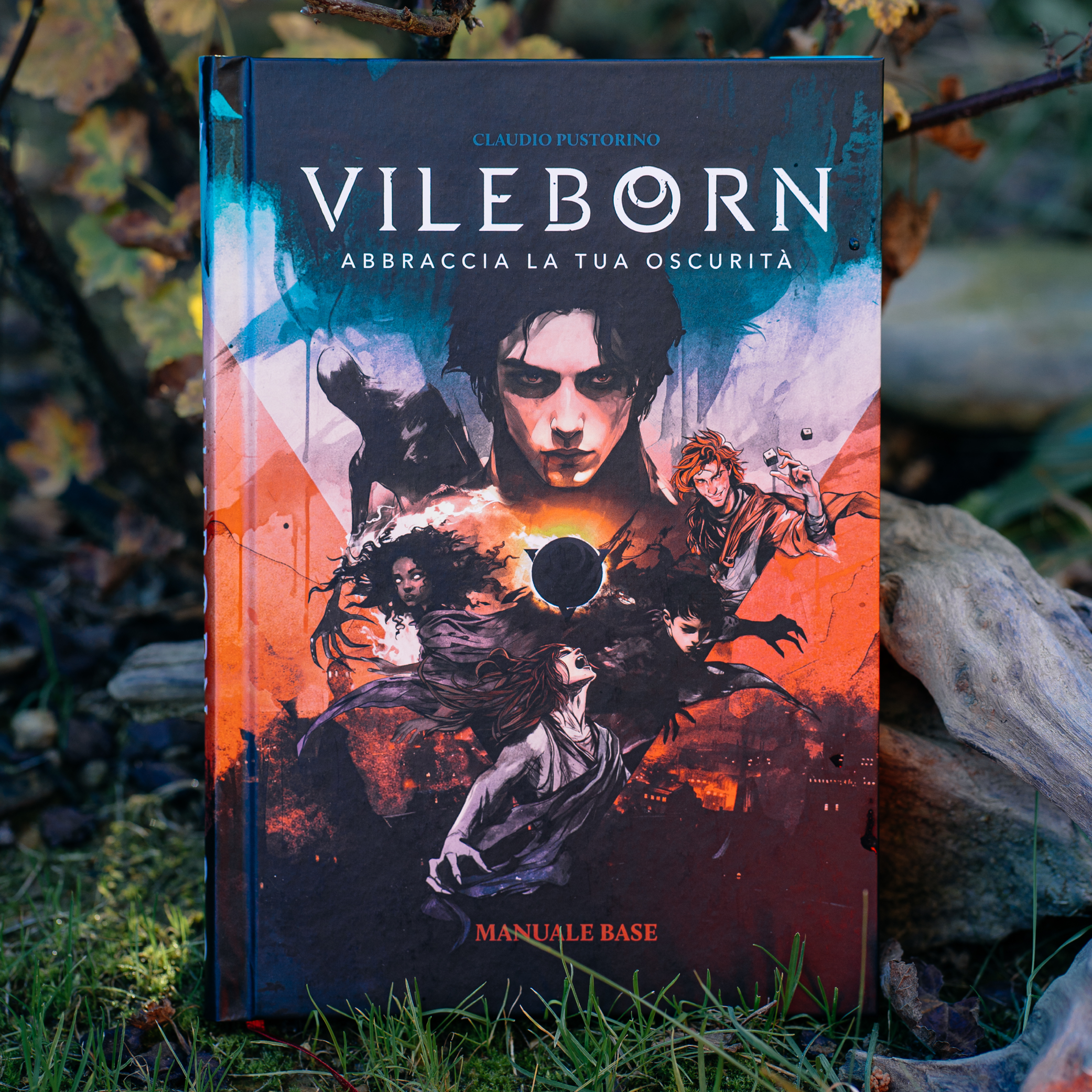 Copertina di Vileborn – Manuale Base, gioco di ruolo dark fantasy di formazione, edizione italiana