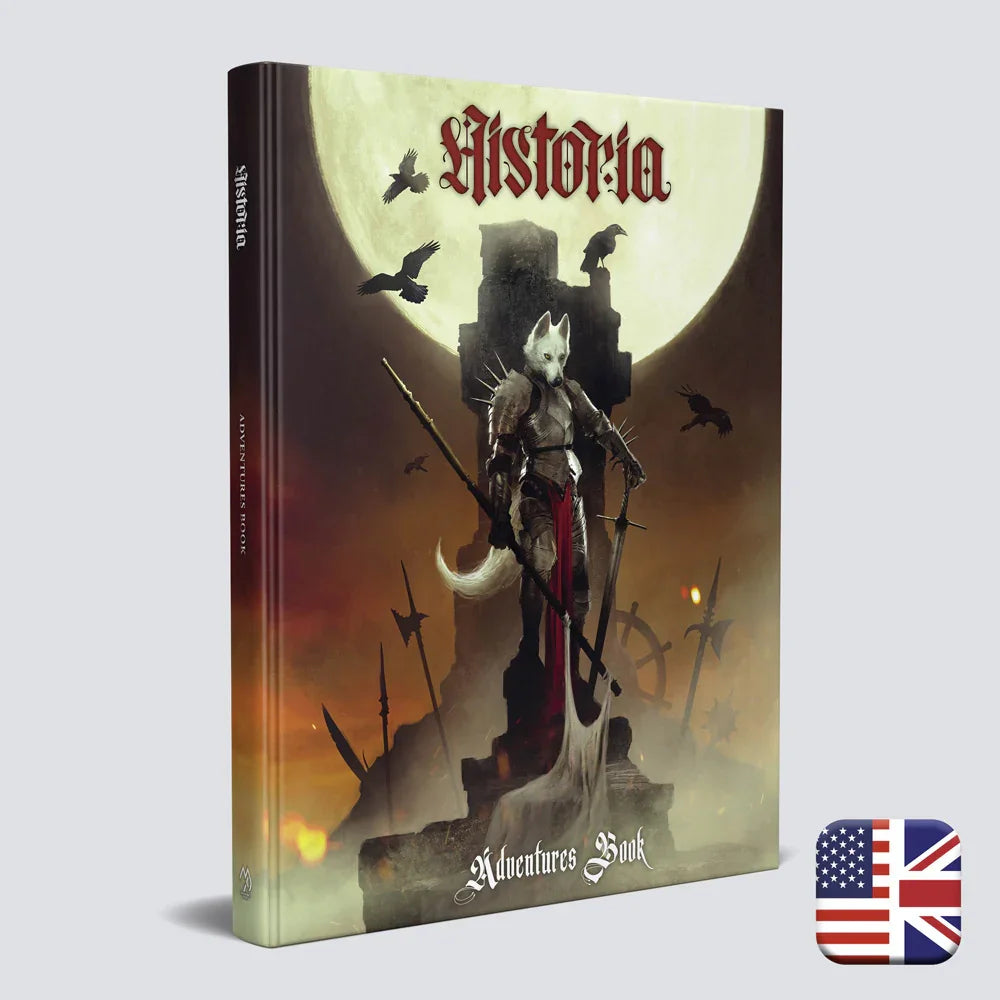 Historia Adventures Book hardcover — nine Renaissance dark fantasy 5E adventures
