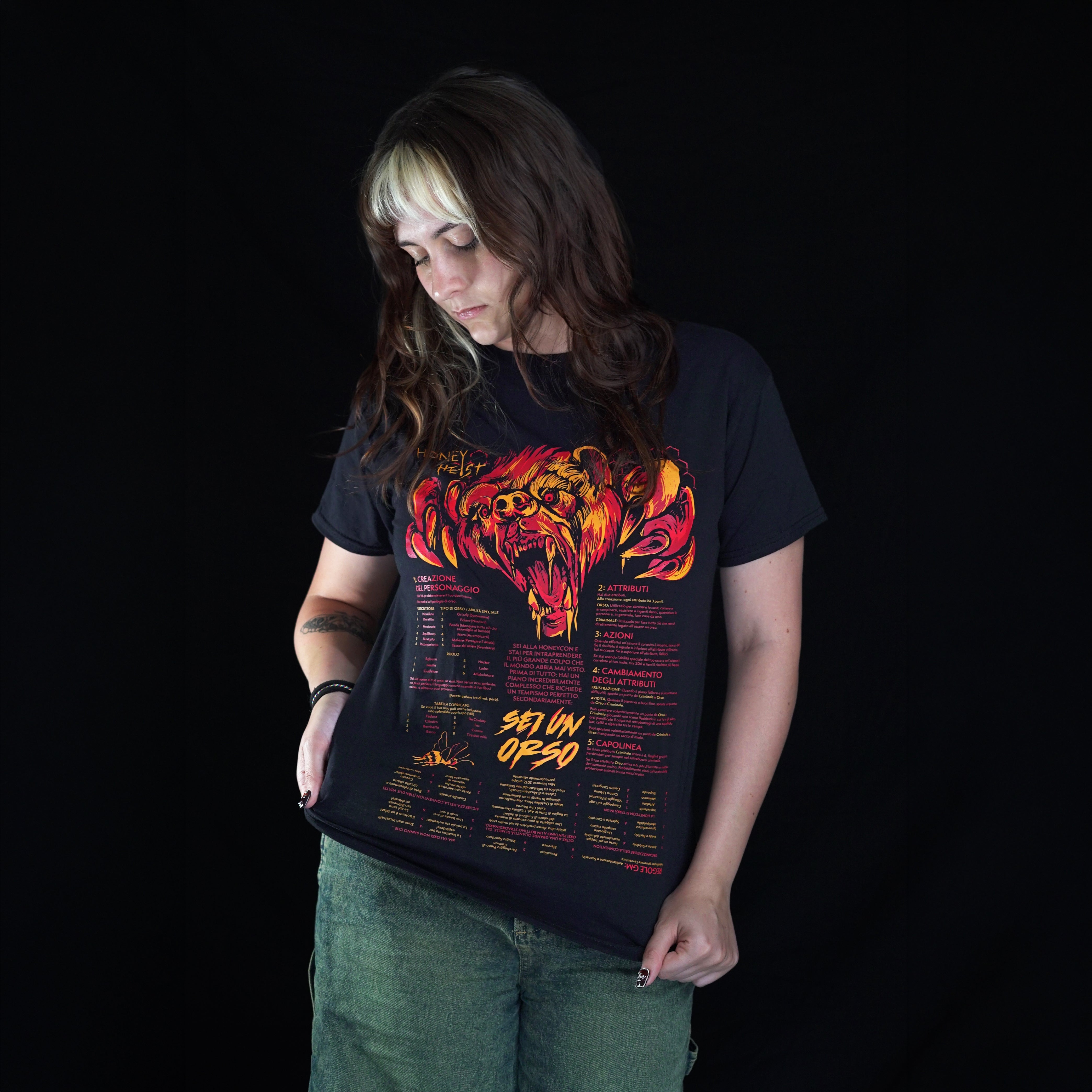 Honey Heist – T-Shirt del GdR di Grant Howitt, edizione italiana Mana Project Studio, foto 4