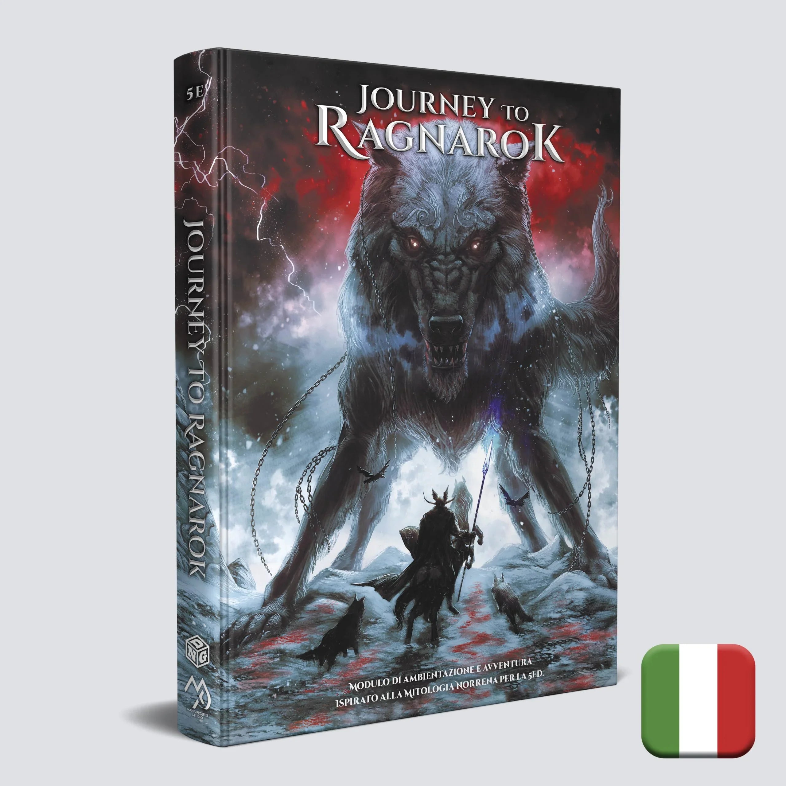 Journey To Ragnarok – Manuale Base, copertina edizione italiana cartonata