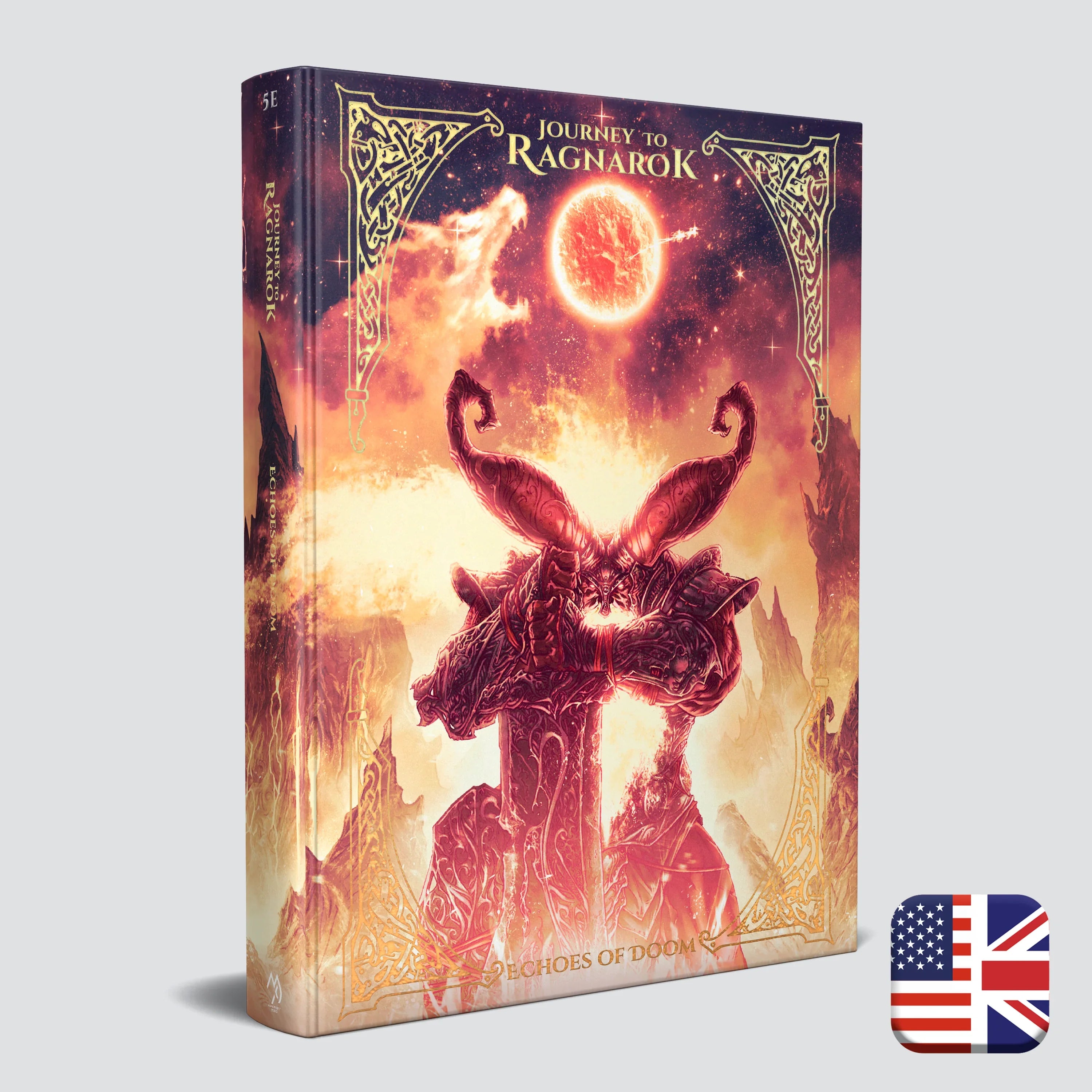 Journey to Ragnarok Echoes of Doom Standard Edition hardcover — gold foil cover