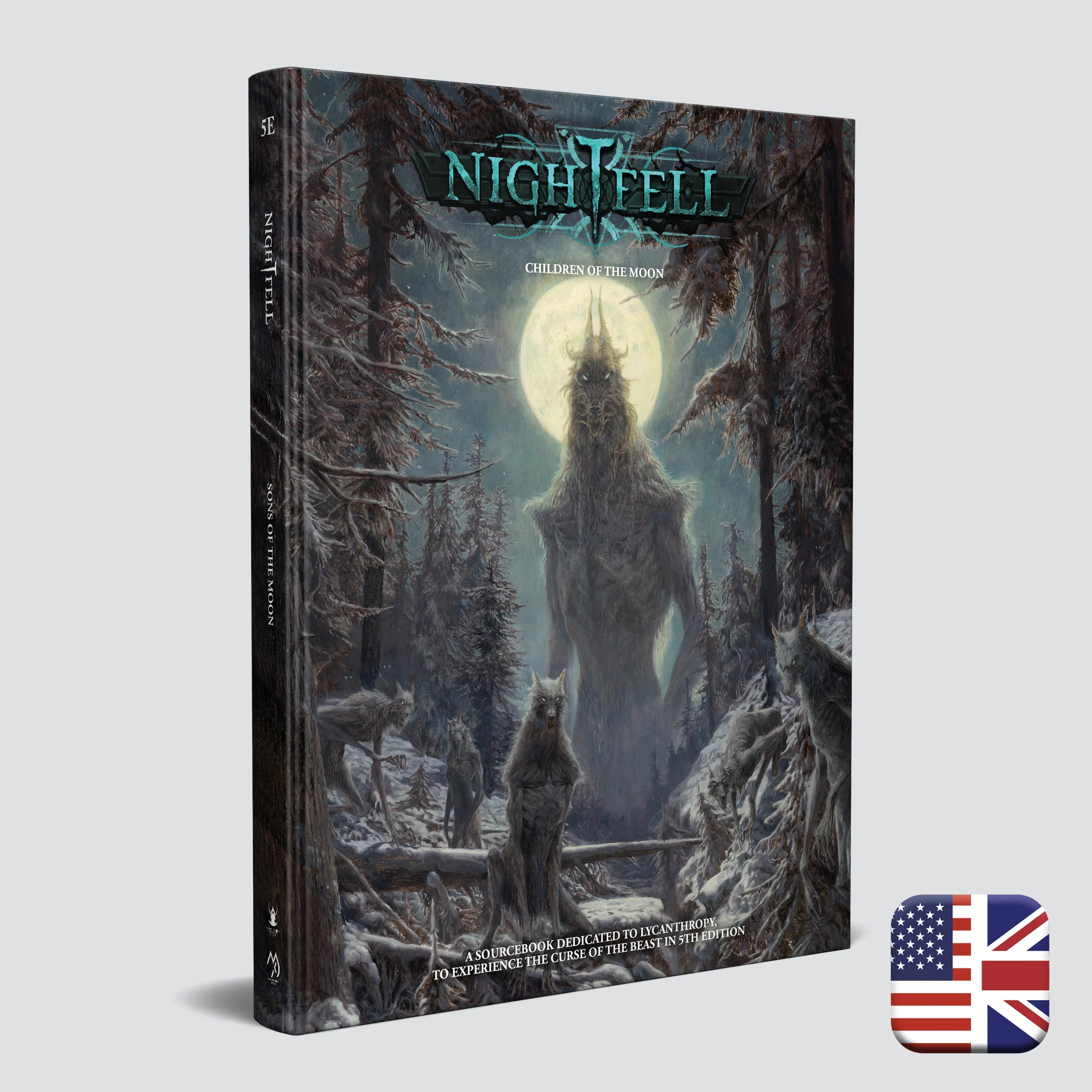 Nightfell Children of the Moon hardcover — Werebeast class 5E sourcebook