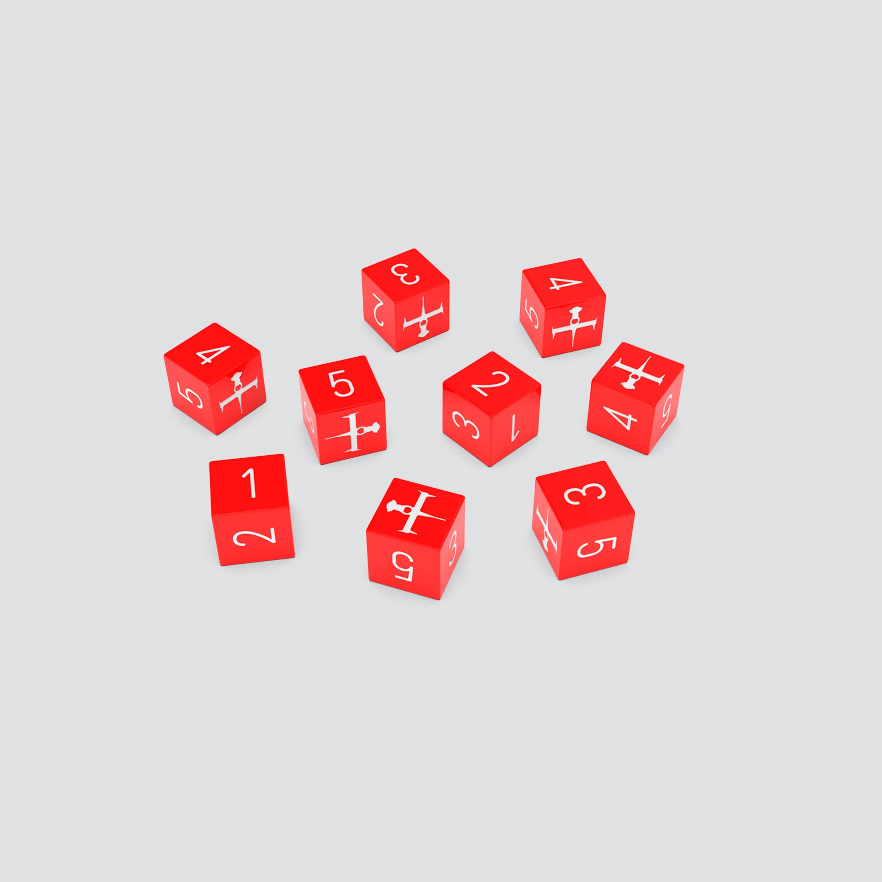 Cowboy Bebop Swordfish II custom dice set — official Roleplaying Game dice