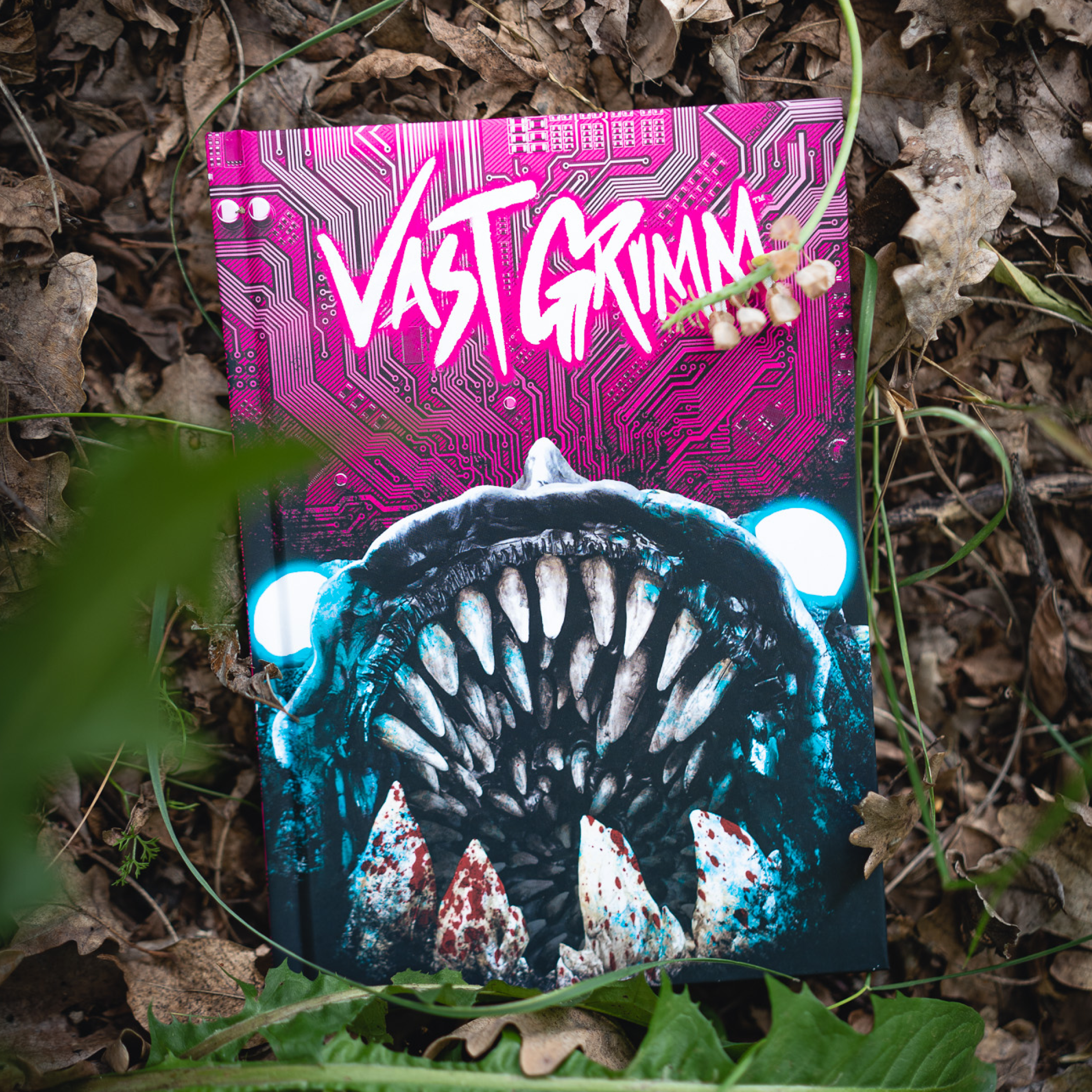 Copertina di Vast Grimm – Manuale Base, GdR grimdark fantascientifico compatibile Mörk Borg, edizione italiana