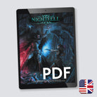 Nightfell Corebook PDF cover — grimdark horror fantasy 5E setting digital edition