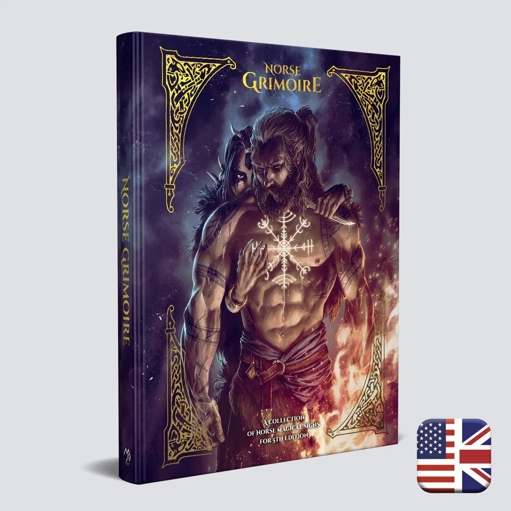 Norse Grimoire hardcover — Runes and Galdrastafir for Journey to Ragnarok 5E