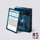 Nightfell Spell Cards deck — physical quick reference for horror fantasy 5E spells